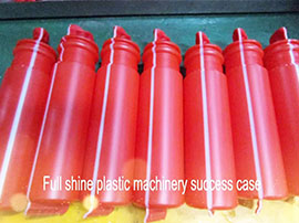 Full Shine's blow molding machine has successfully finish for Europe and the middle East and Africa customer